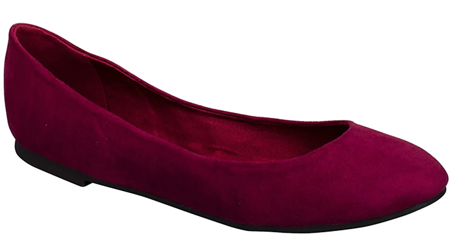 Breckelle's Women's Round Toe Ballet Flat Shoe
