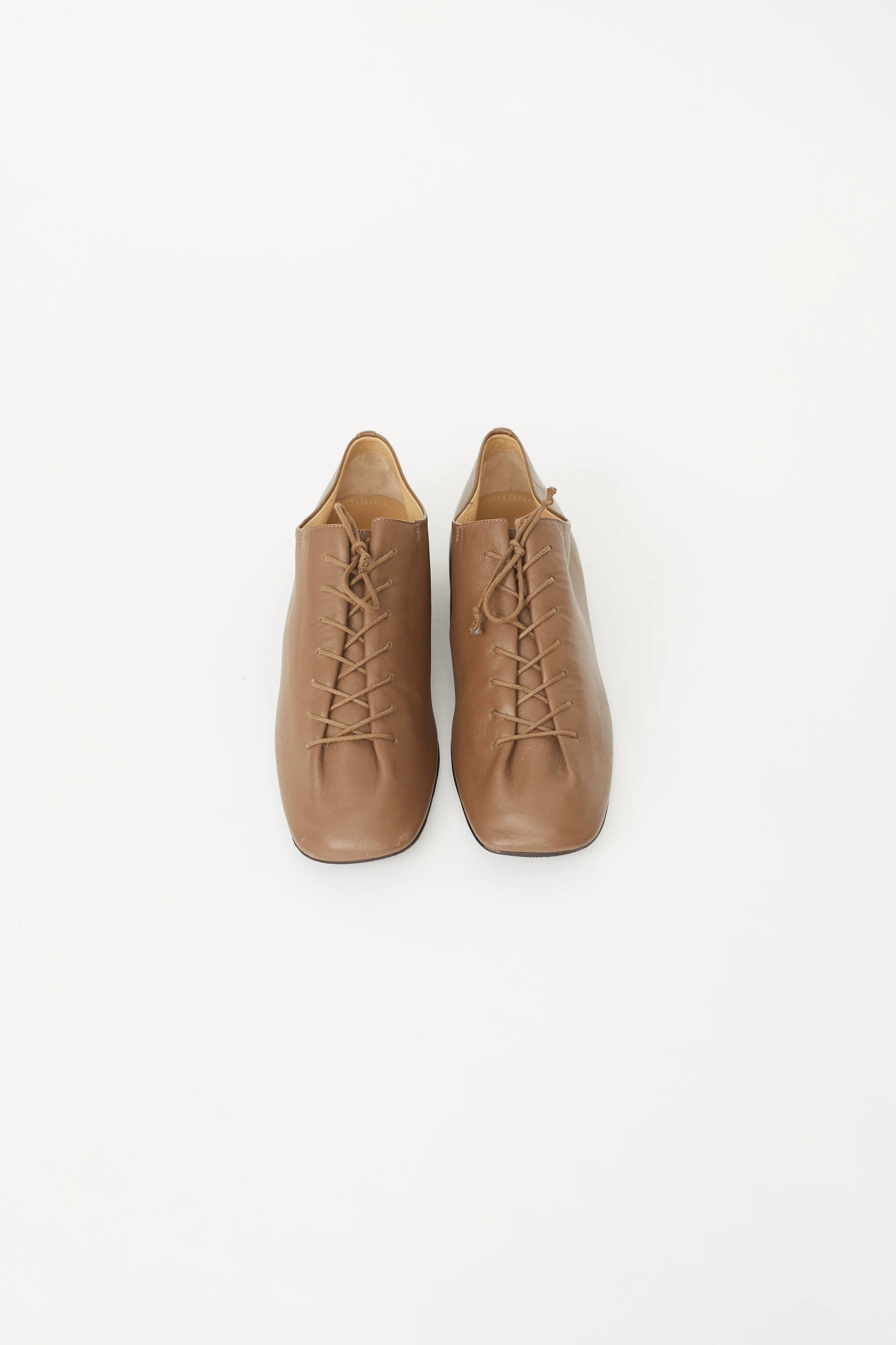 Brown Leather Derby Oxford
