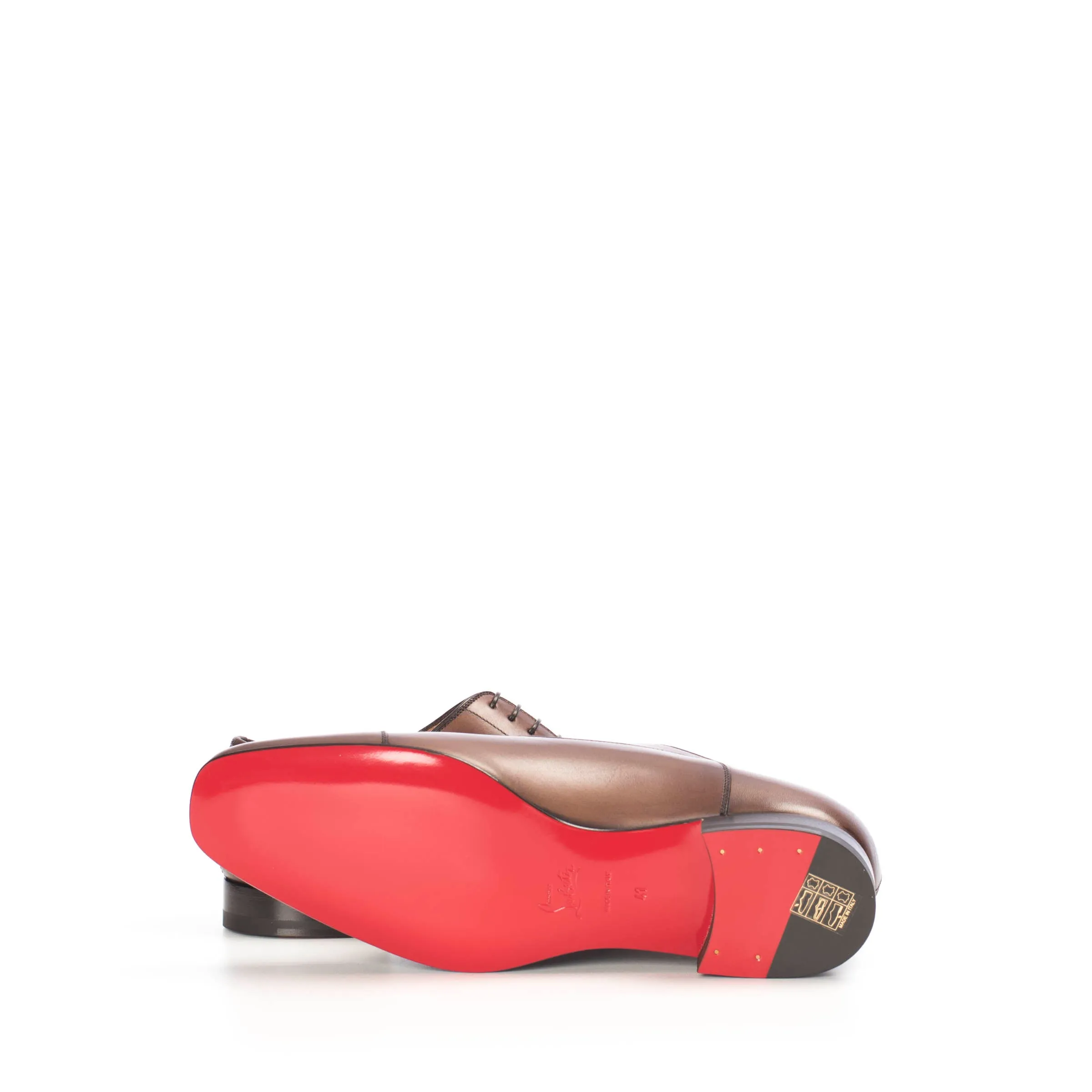 Brown Patinated Leather Greggo Oxford Shoes