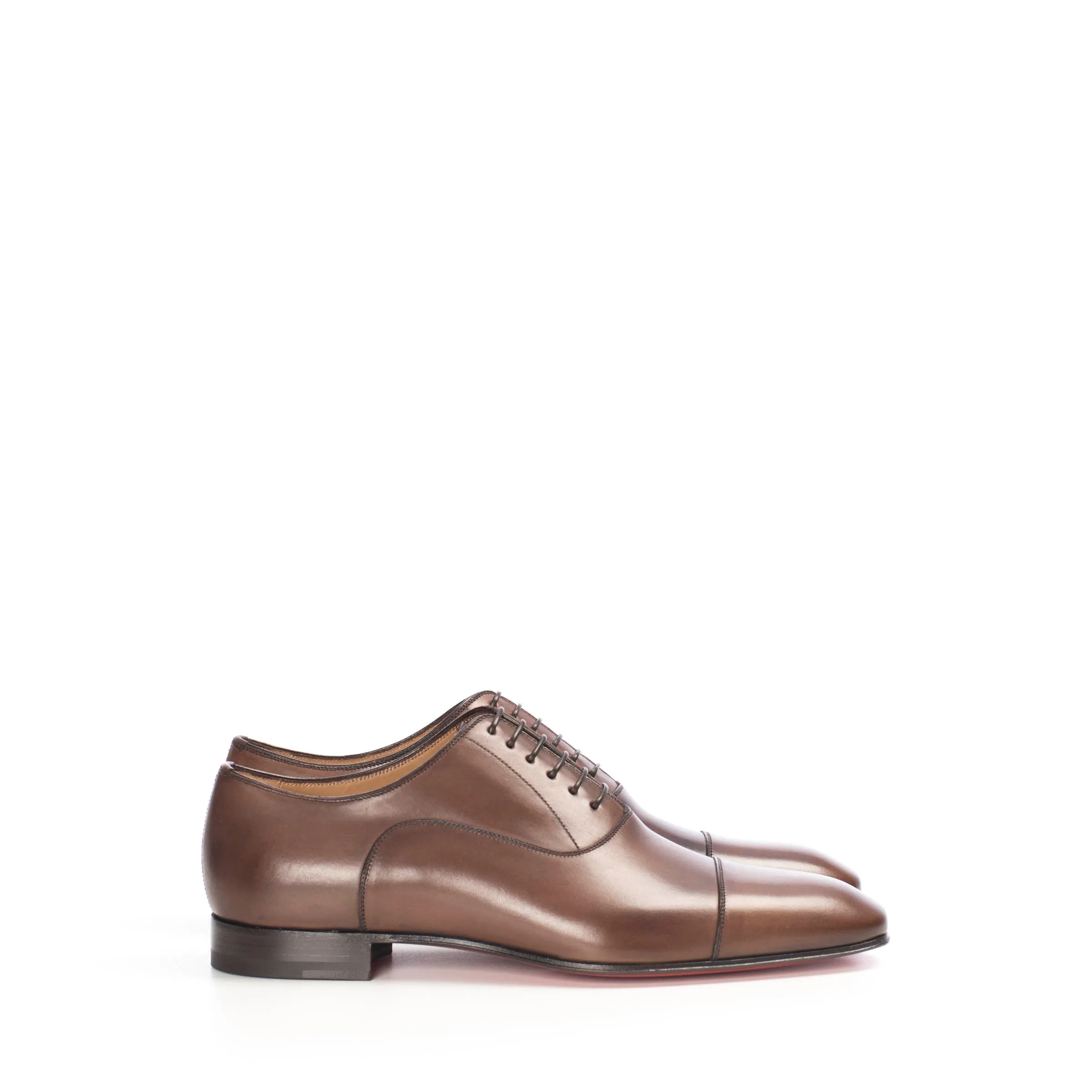 Brown Patinated Leather Greggo Oxford Shoes