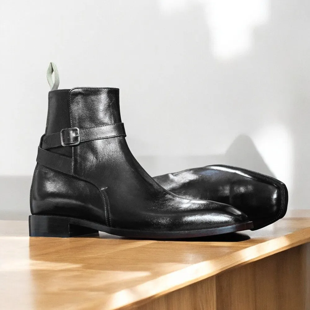Burgundy Jodhpur Boots – Handcrafted Leather Excellence by Posh Footwear