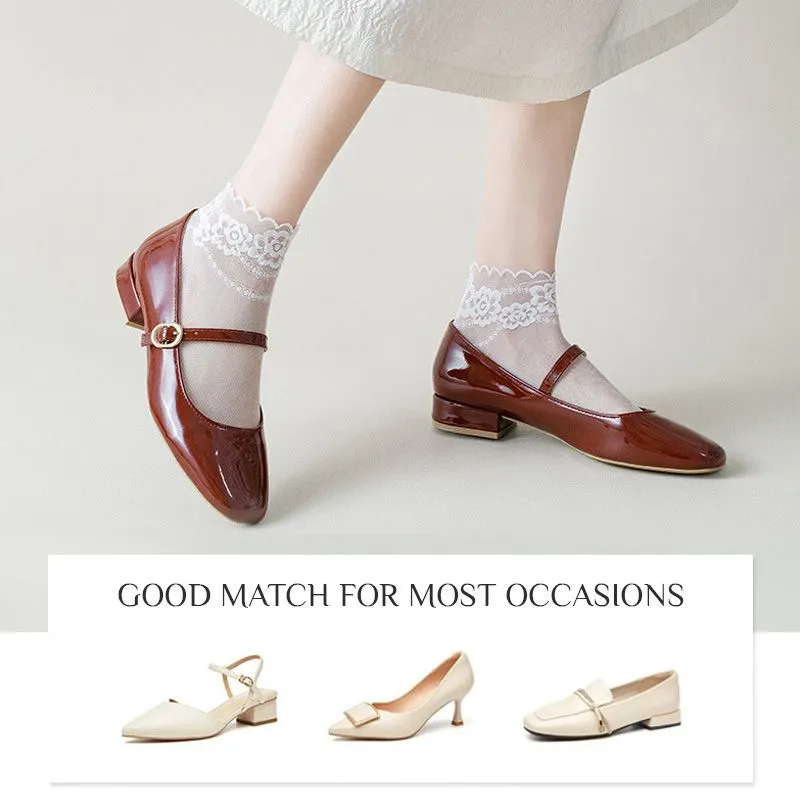 [Buy 3 Get 2 Free] Summer Anti-slip Breathable Lace Socks
