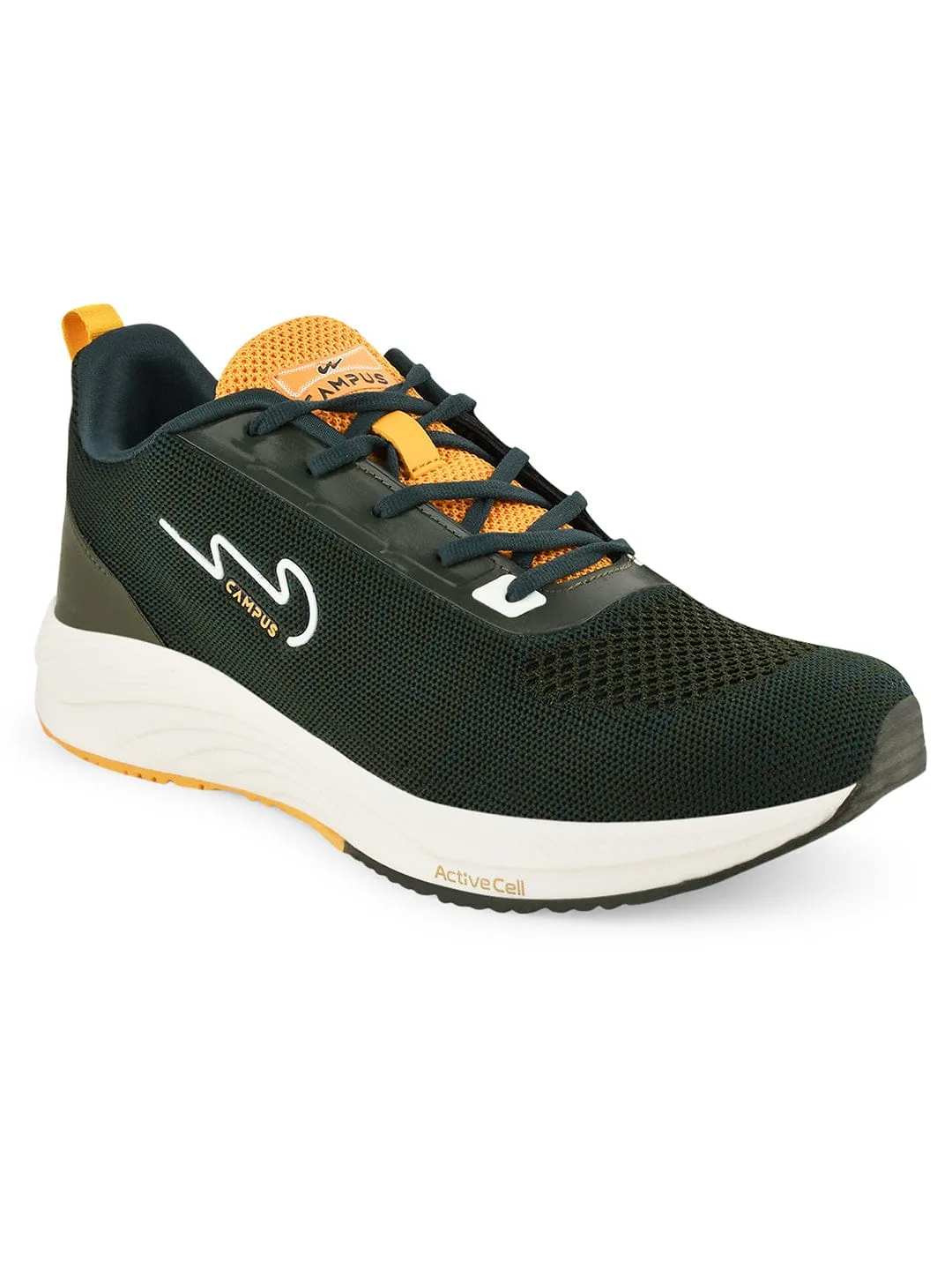CAMP ZANE Green Men's Running Shoes