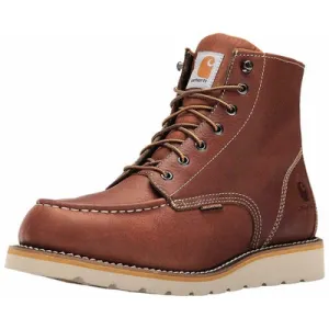 Carhartt Men's CMW 6175 6-in Waterproof Tan Wedge Soft Toe Work Boot