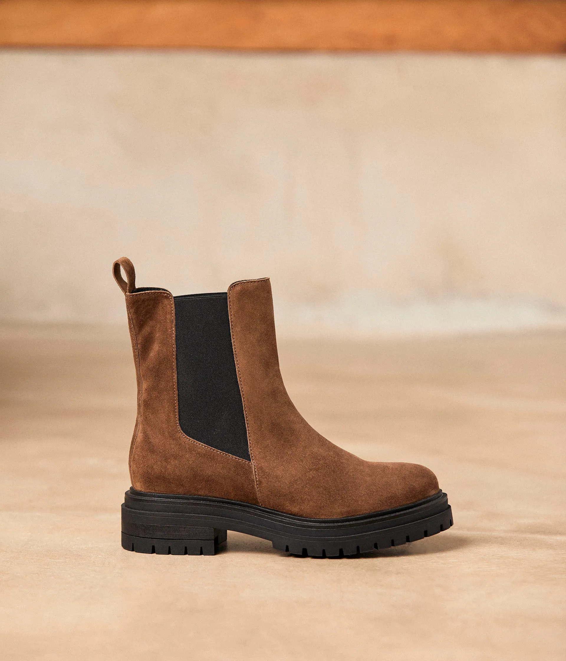 Chelsea boots taupe Aidee