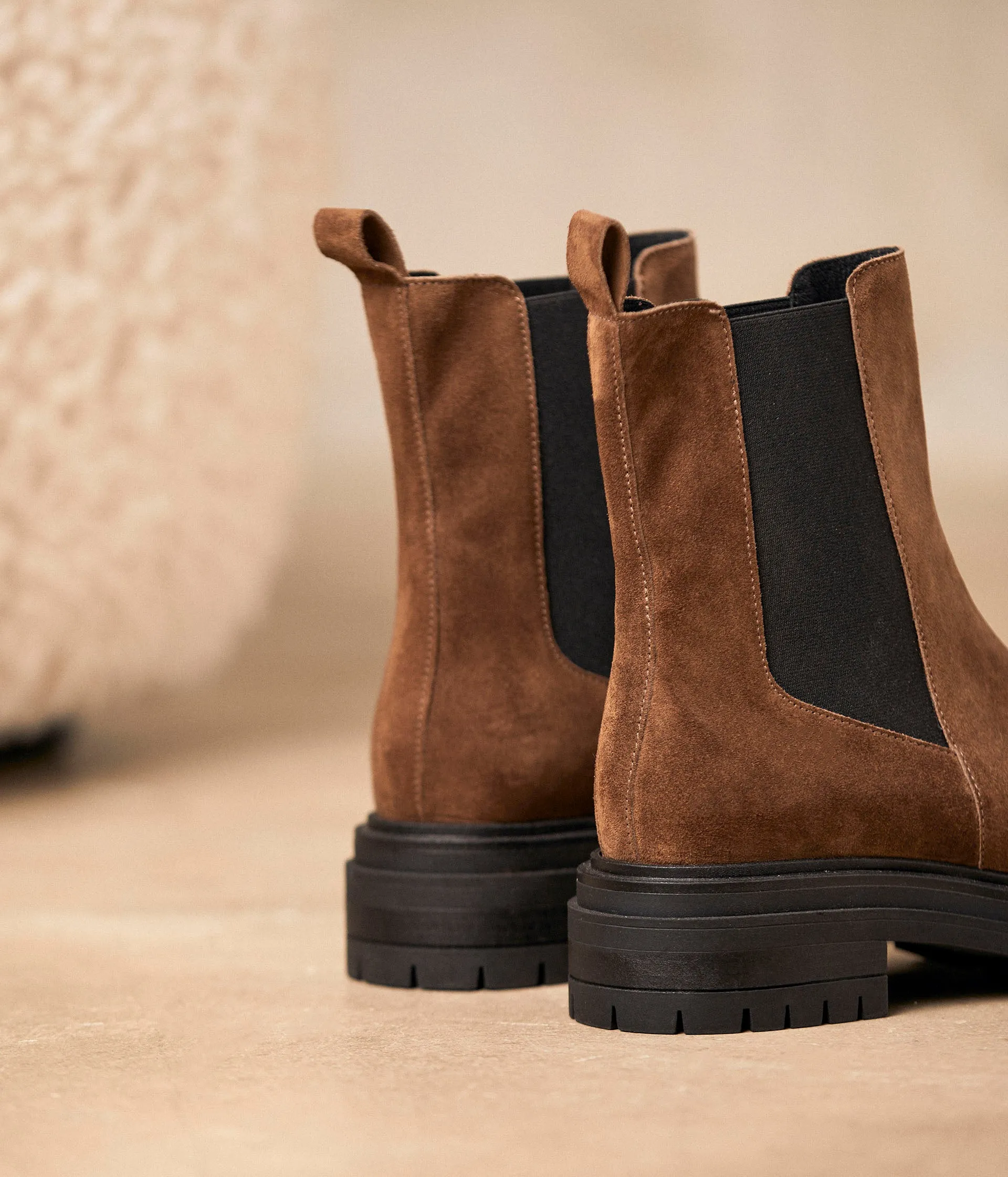 Chelsea boots taupe Aidee