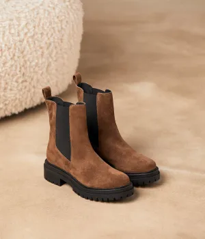 Chelsea boots taupe Aidee