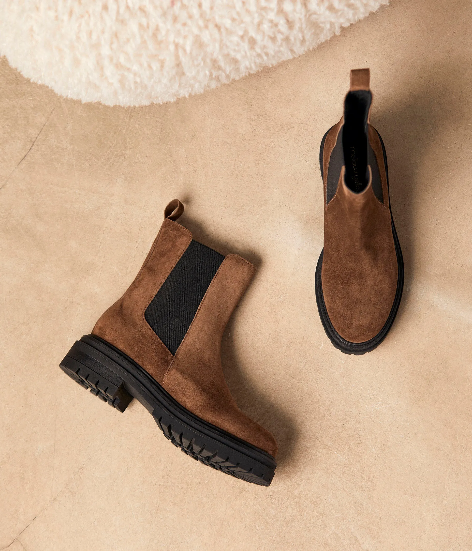 Chelsea boots taupe Aidee
