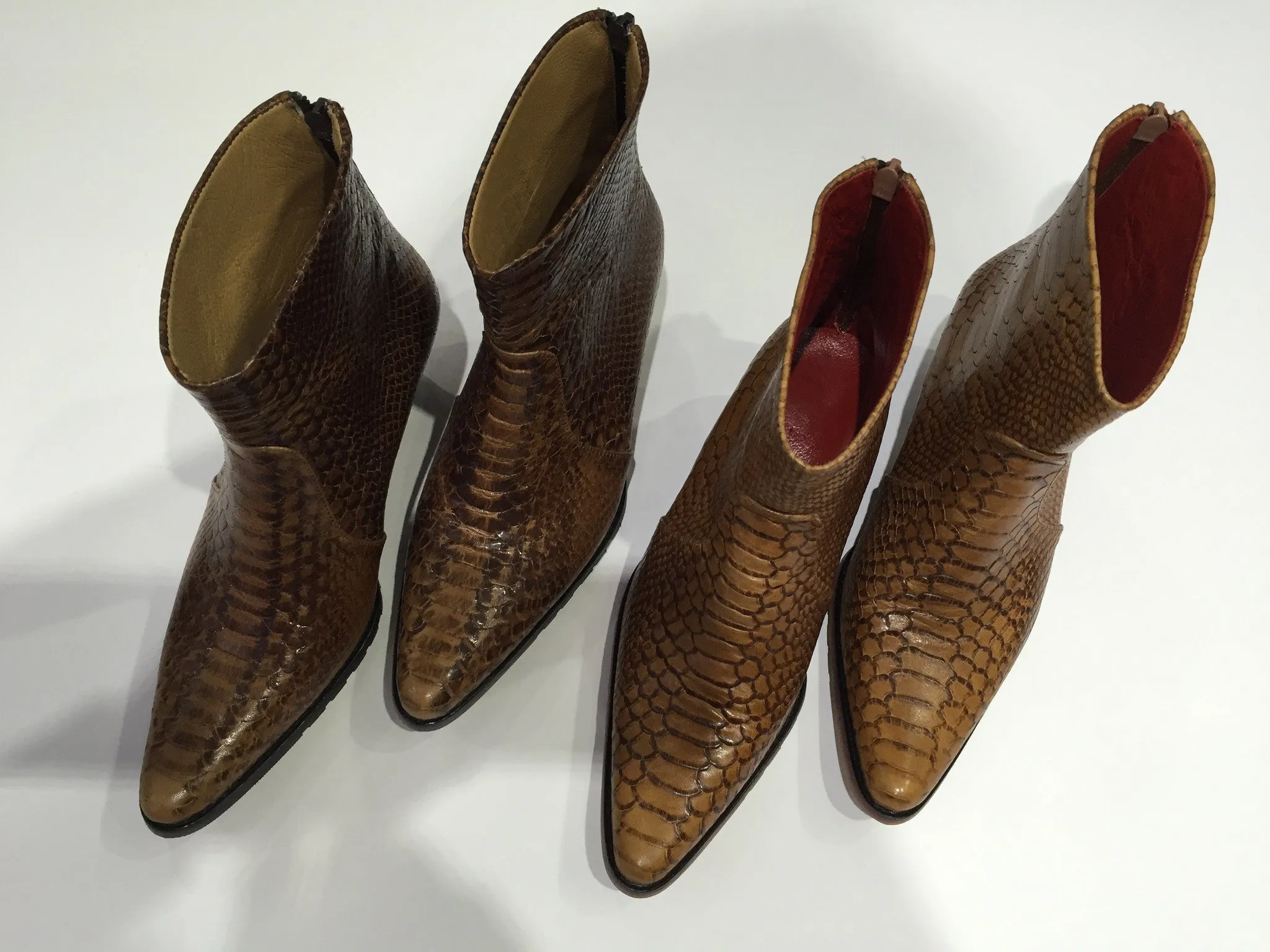 Cheyenne Short Leather Python style