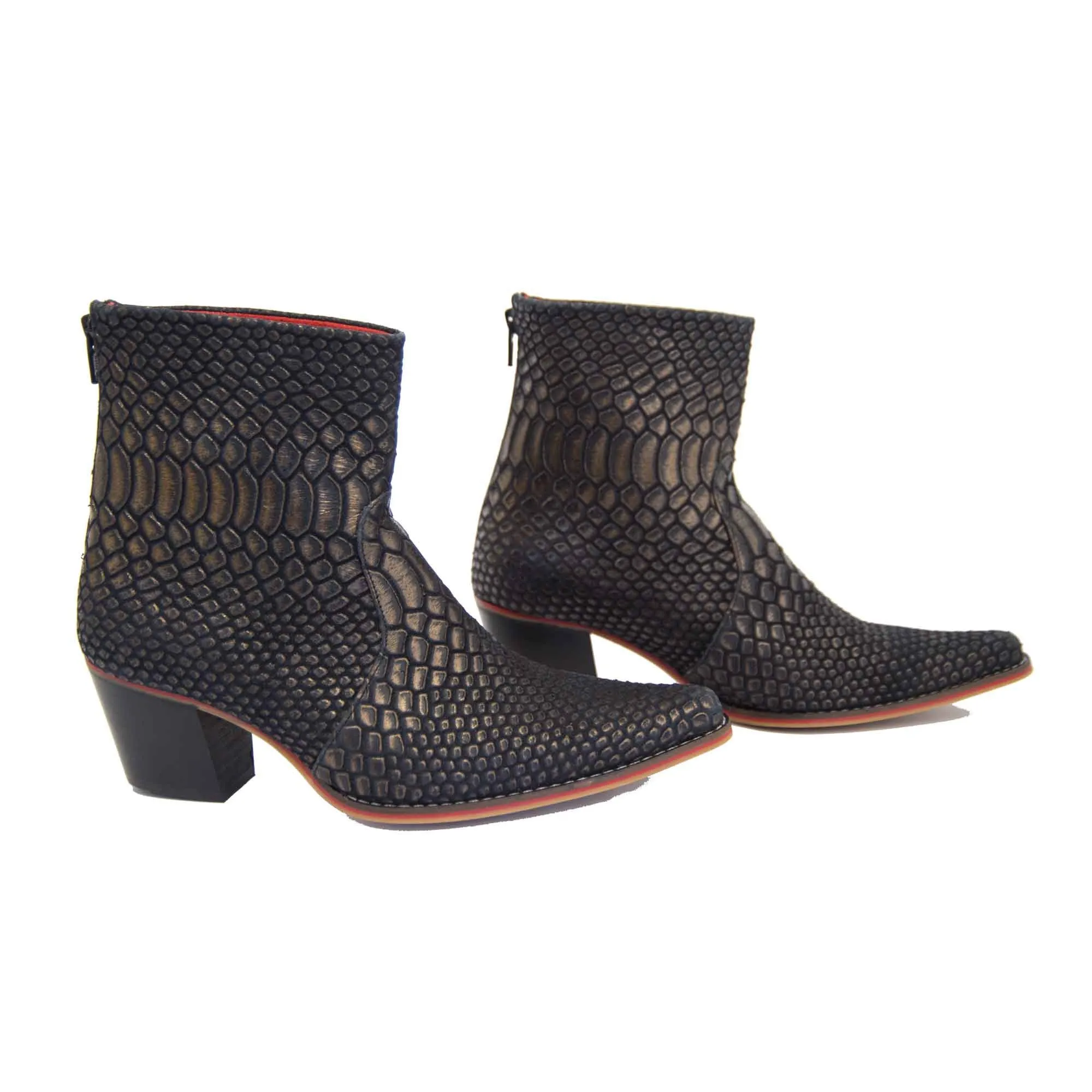 Cheyenne Short Leather Python style