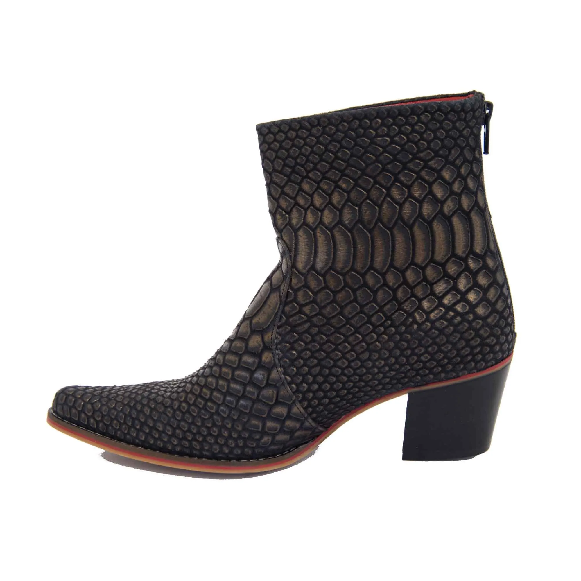 Cheyenne Short Leather Python style