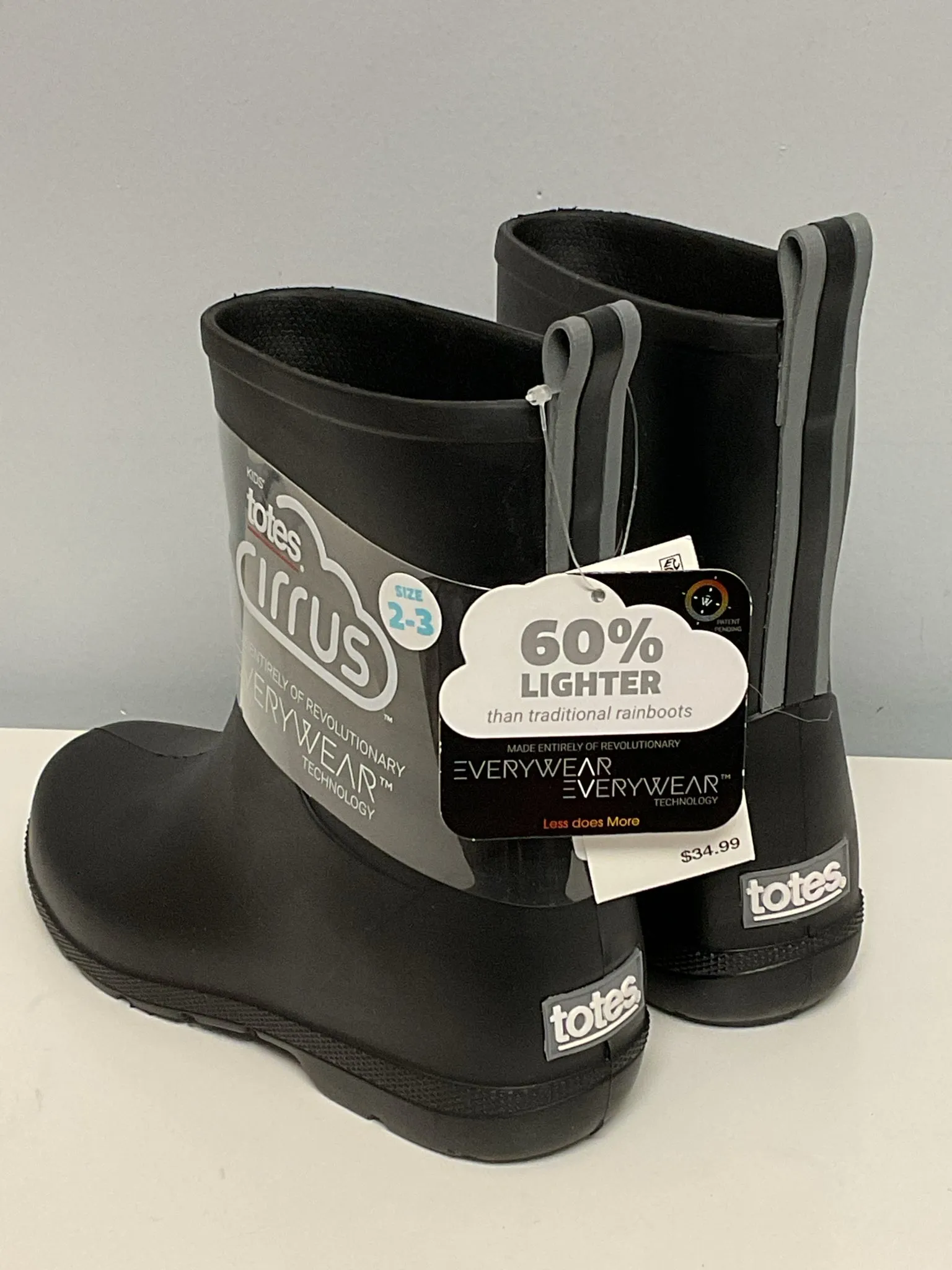 Child Shoe Size 2 Black Boots