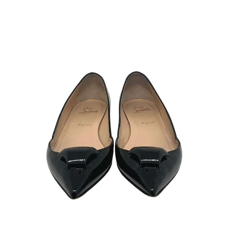 Christian Louboutin Patent Leather Pointed Toe Flats