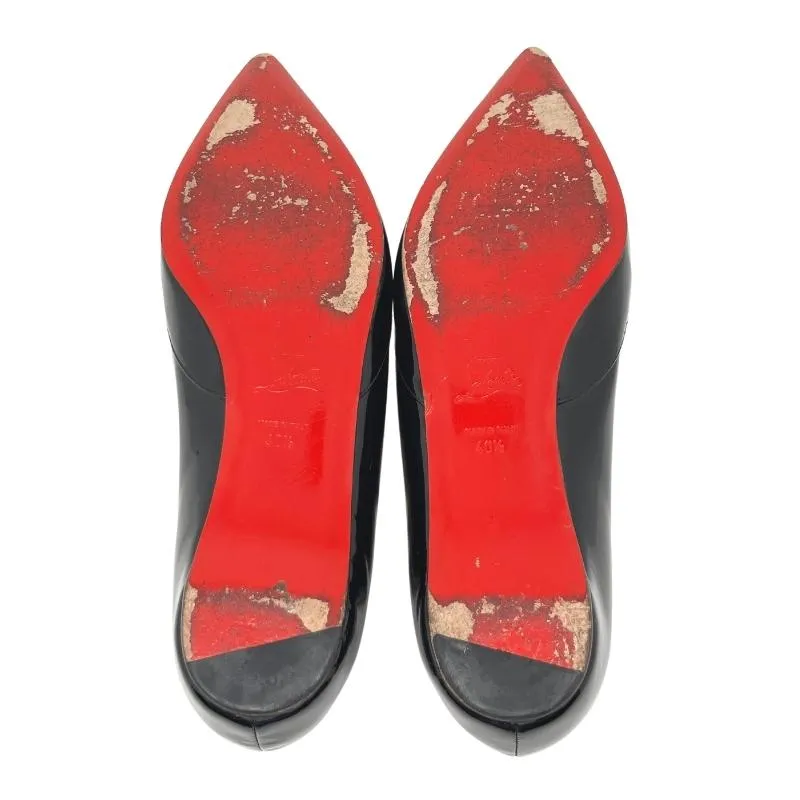 Christian Louboutin Patent Leather Pointed Toe Flats