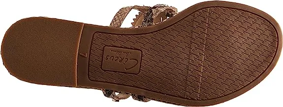 Circus By Sam Edelman Canyon Black/White Roccia Snake Print Thong Flats Sandals