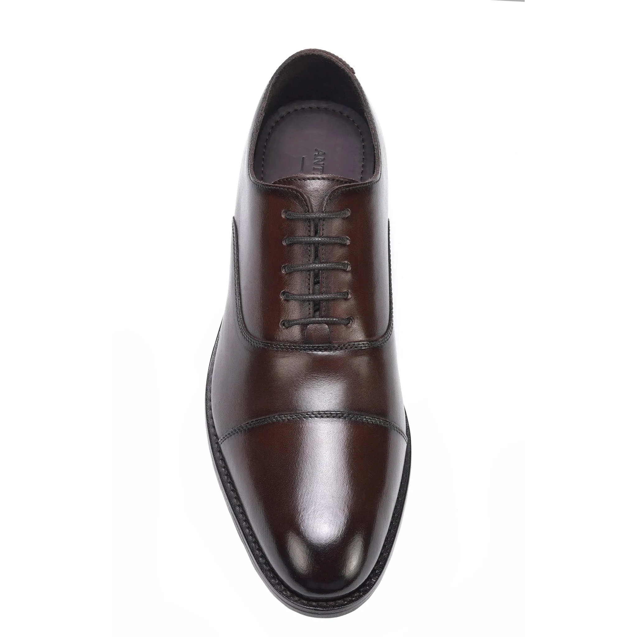 Clinton Cap-toe Oxford // Chocolate Burnished