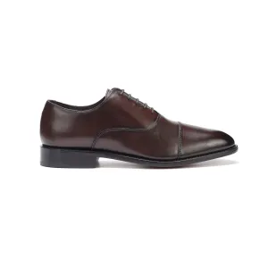 Clinton Cap-toe Oxford // Chocolate Burnished