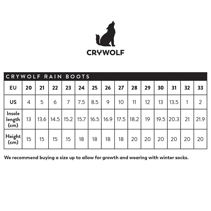 Crywolf Rain Boots - Rosewood