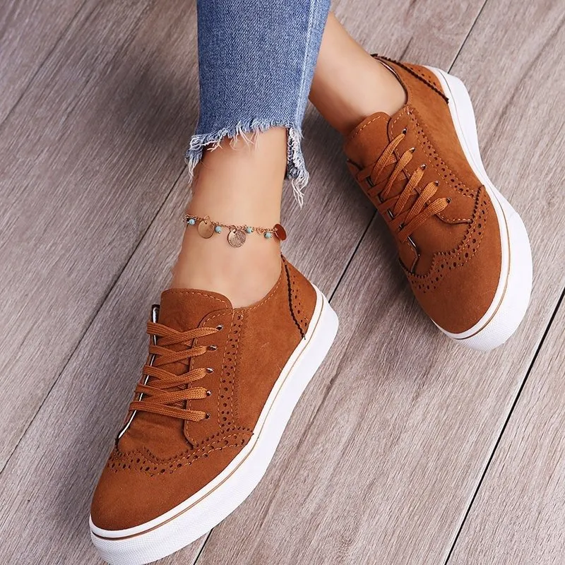 Cuzcare Best Orthopedic Women Shoes Comfy Anti-shock Round Toe Sneakers Vintage Design