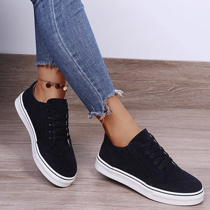 Cuzcare Best Orthopedic Women Shoes Comfy Anti-shock Round Toe Sneakers Vintage Design