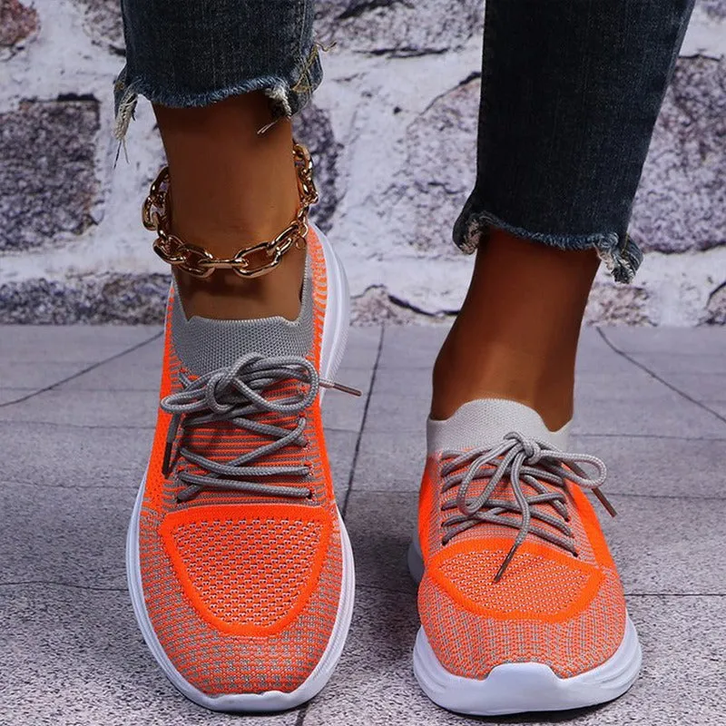 Cuzcare Summer Orthopedic Shoes Lightweight Mesh Women Walking Sneakers