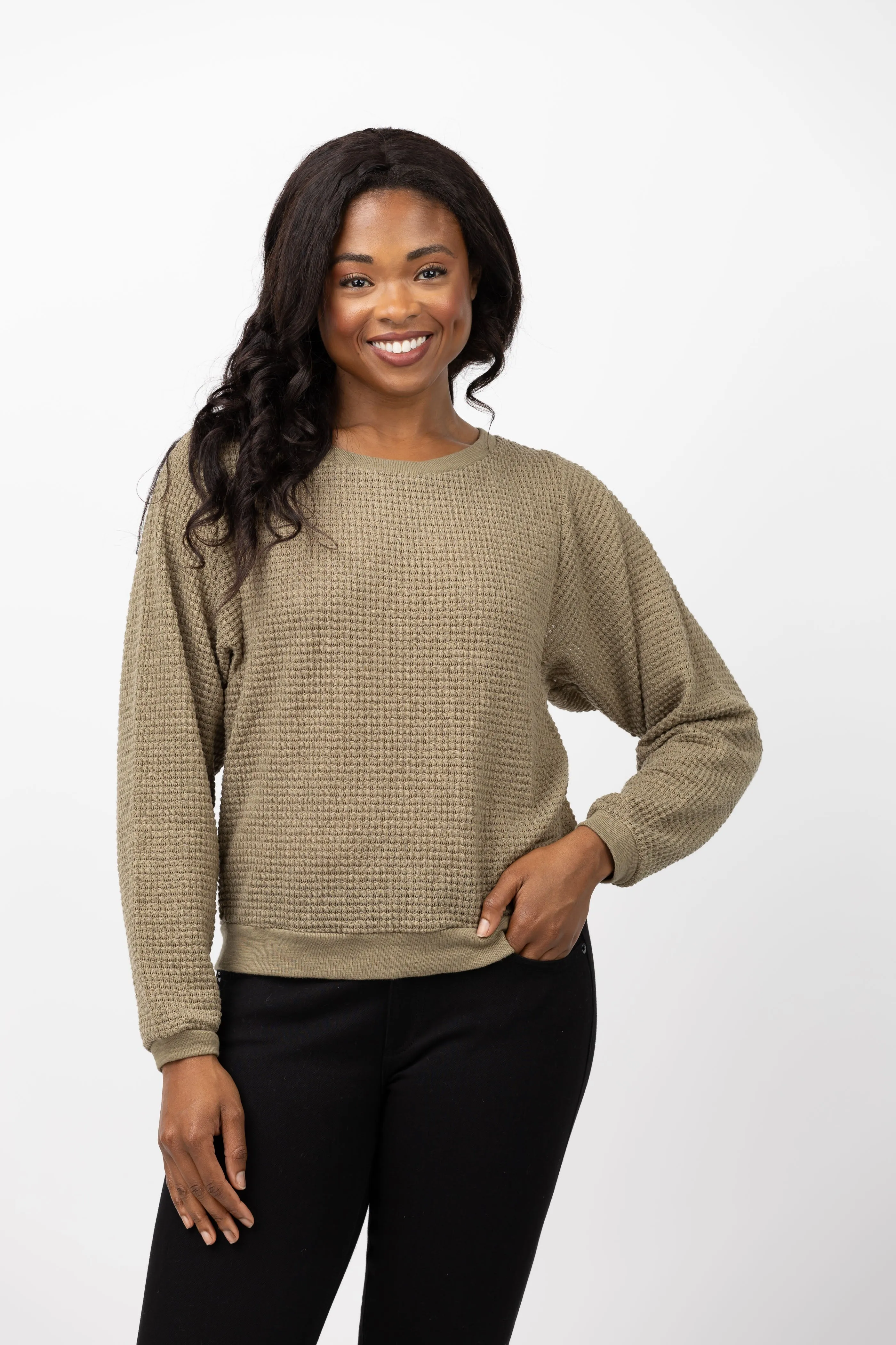 Dylan Covet Top in Olive