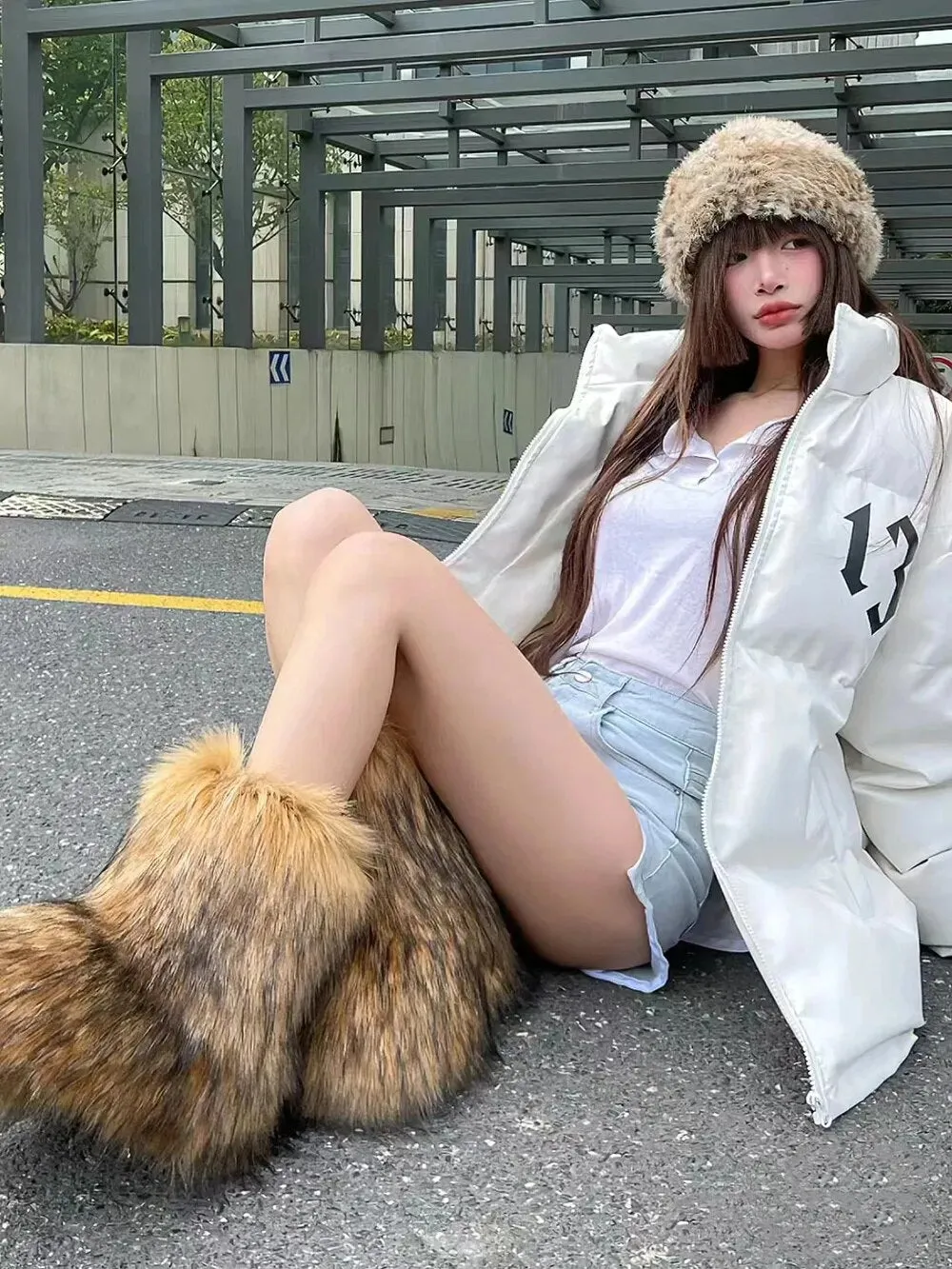 Essi Shaggy Faux Fur Boots