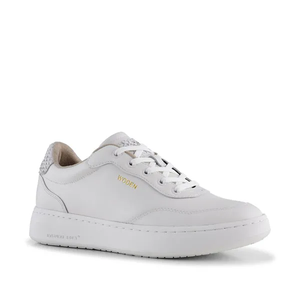 EVELYN LEATHER SNEAKERS (BLANC DE BLANC)