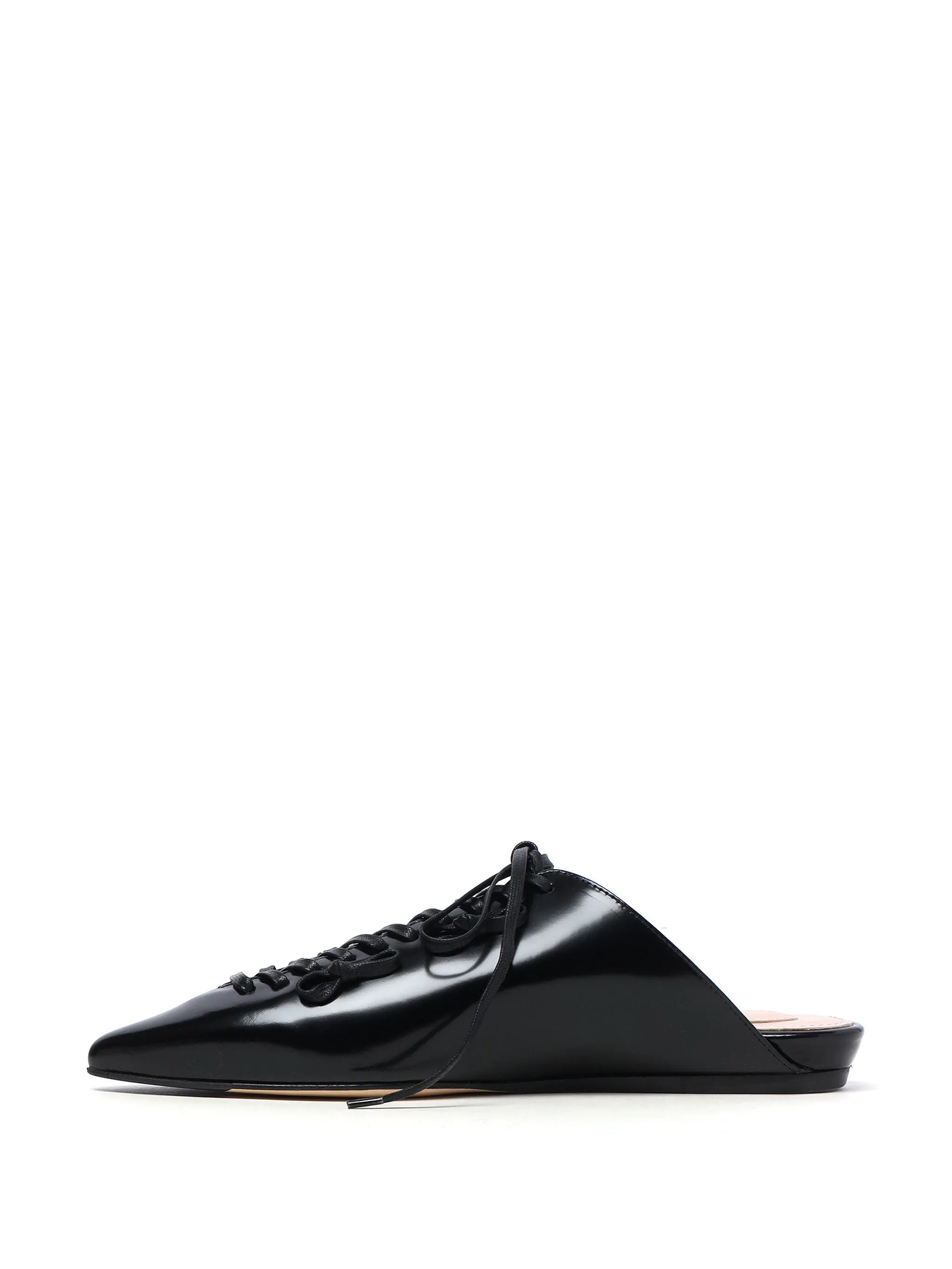 Faux Fur Pointed Toe Flat Shoe