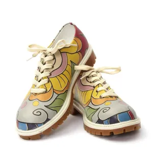 Flowers Oxford Shoes TMK6513