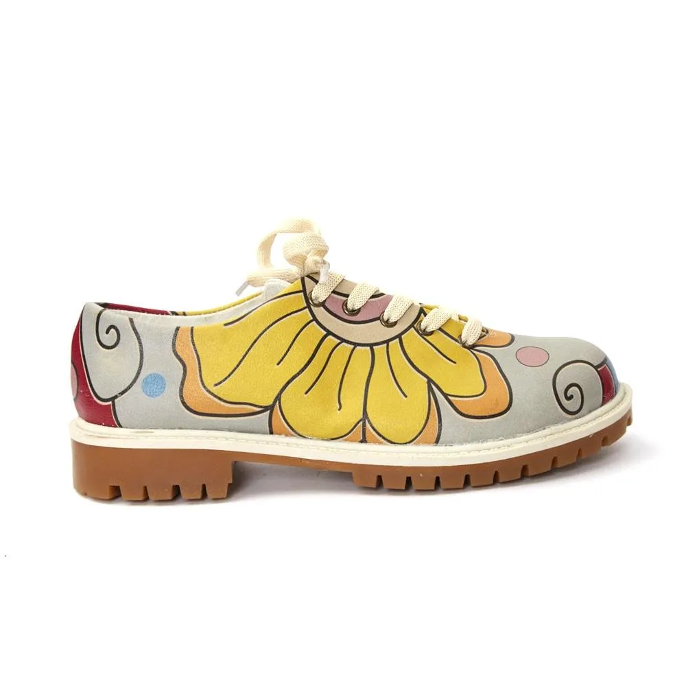 Flowers Oxford Shoes TMK6513