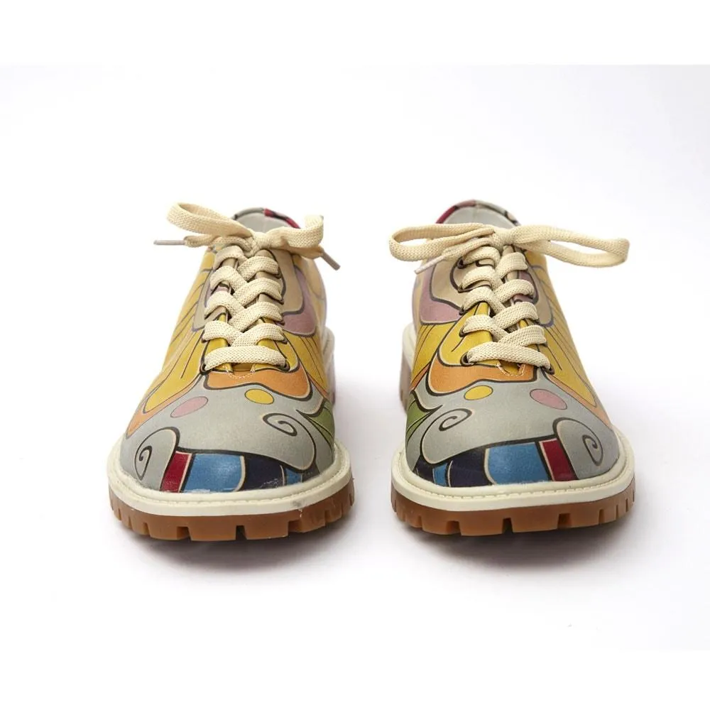 Flowers Oxford Shoes TMK6513