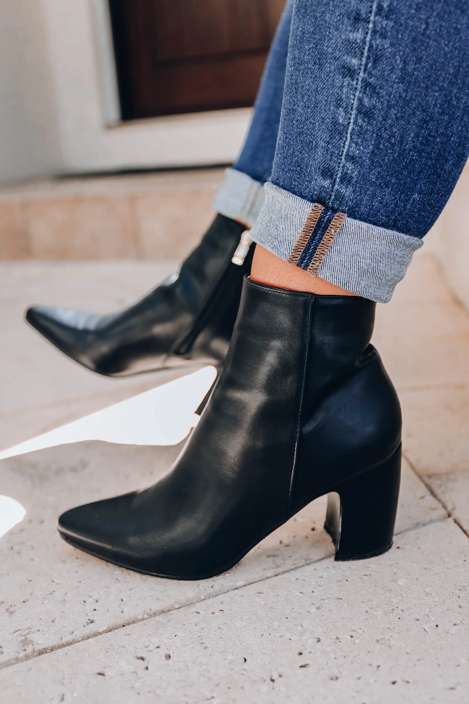Fun and Flirty Booties - Black