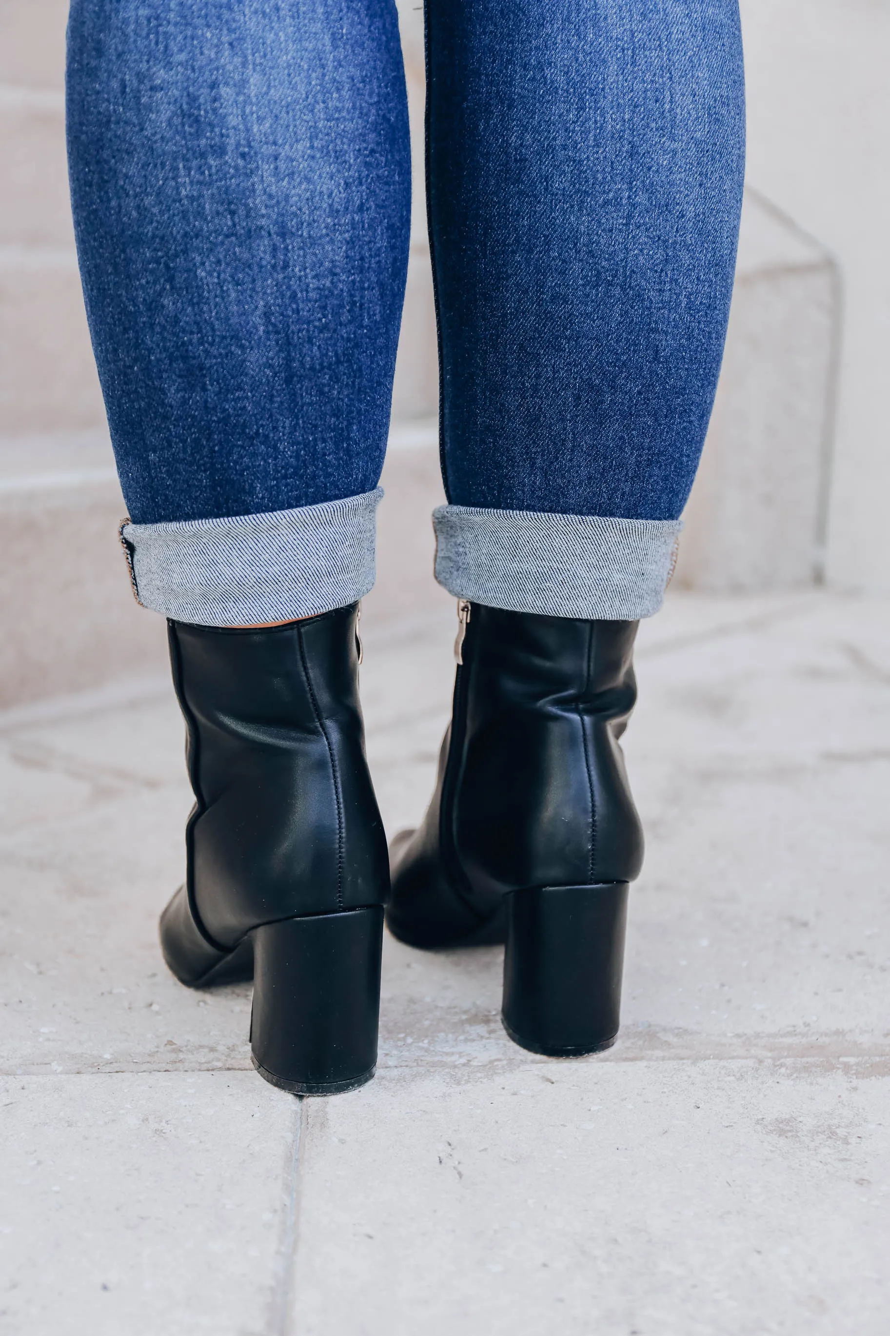 Fun and Flirty Booties - Black