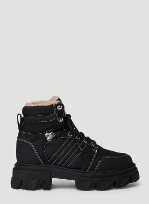 GANNI Cleated Hiking Boots