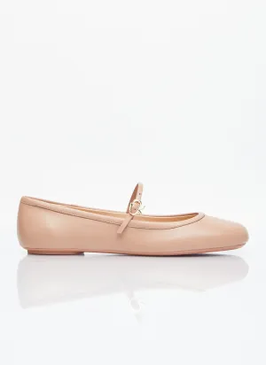 Gianvito Rossi Carla Ballerina Flats