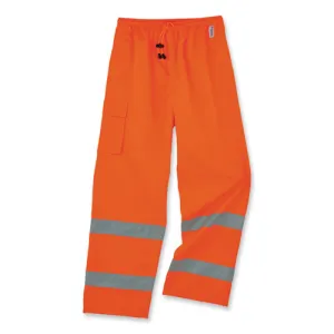 Glowear 8915 Class E Hi-vis Rain Pants, Large, Orange, Ships In 1-3 Business Days