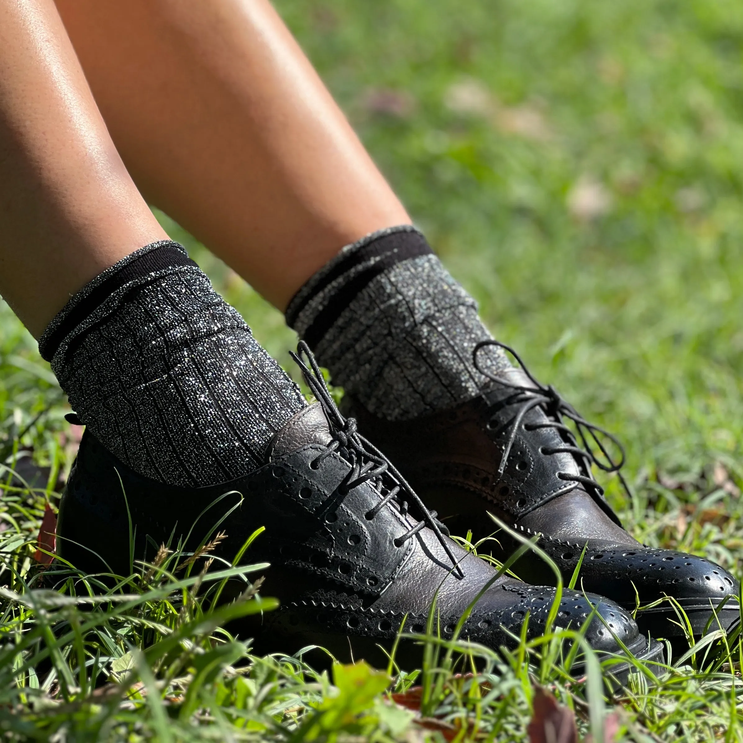 Guns Black scarpa allacciata in pelle nera e marrone artigianale marchigiana