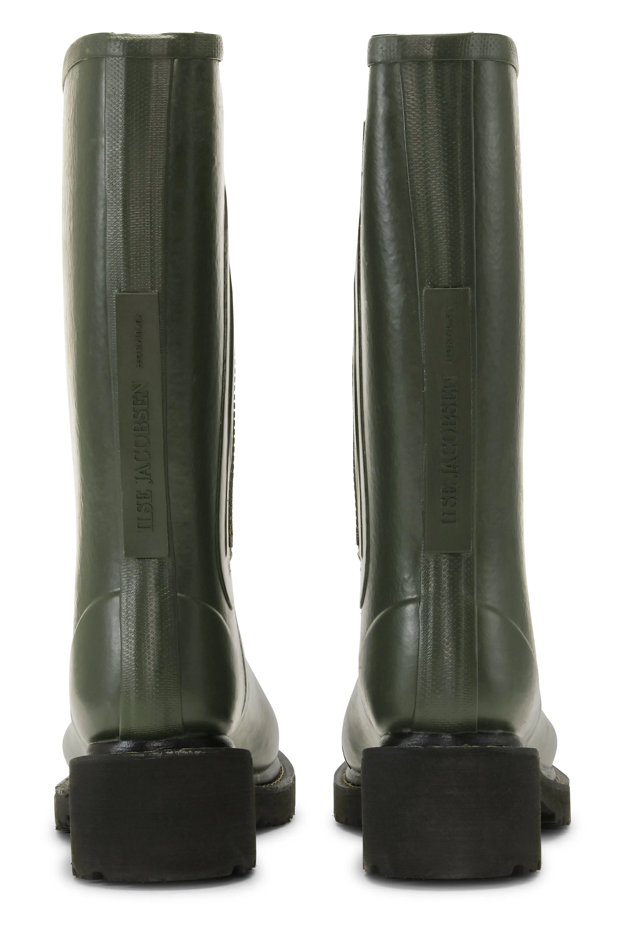 Halbhohe Gummistiefel Mit Reißverschluss - Army