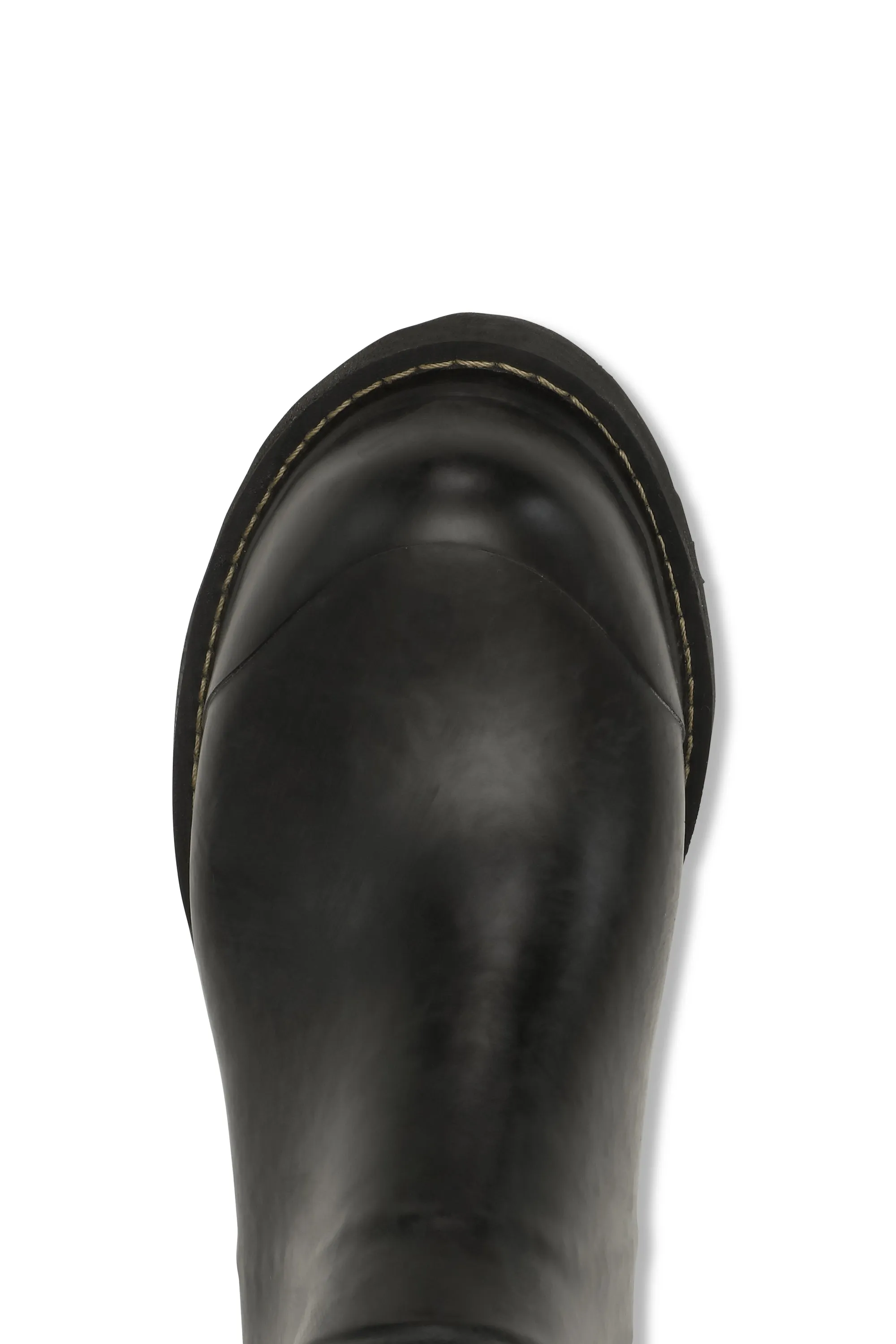 Halbhohe Gummistiefel Mit Reißverschluss - Black