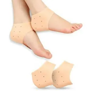 Half Heel Socks Anti Crack Silicon Gel Heel And Foot Protector Moisturizing Socks for Foot Care Free Size For Men And Women