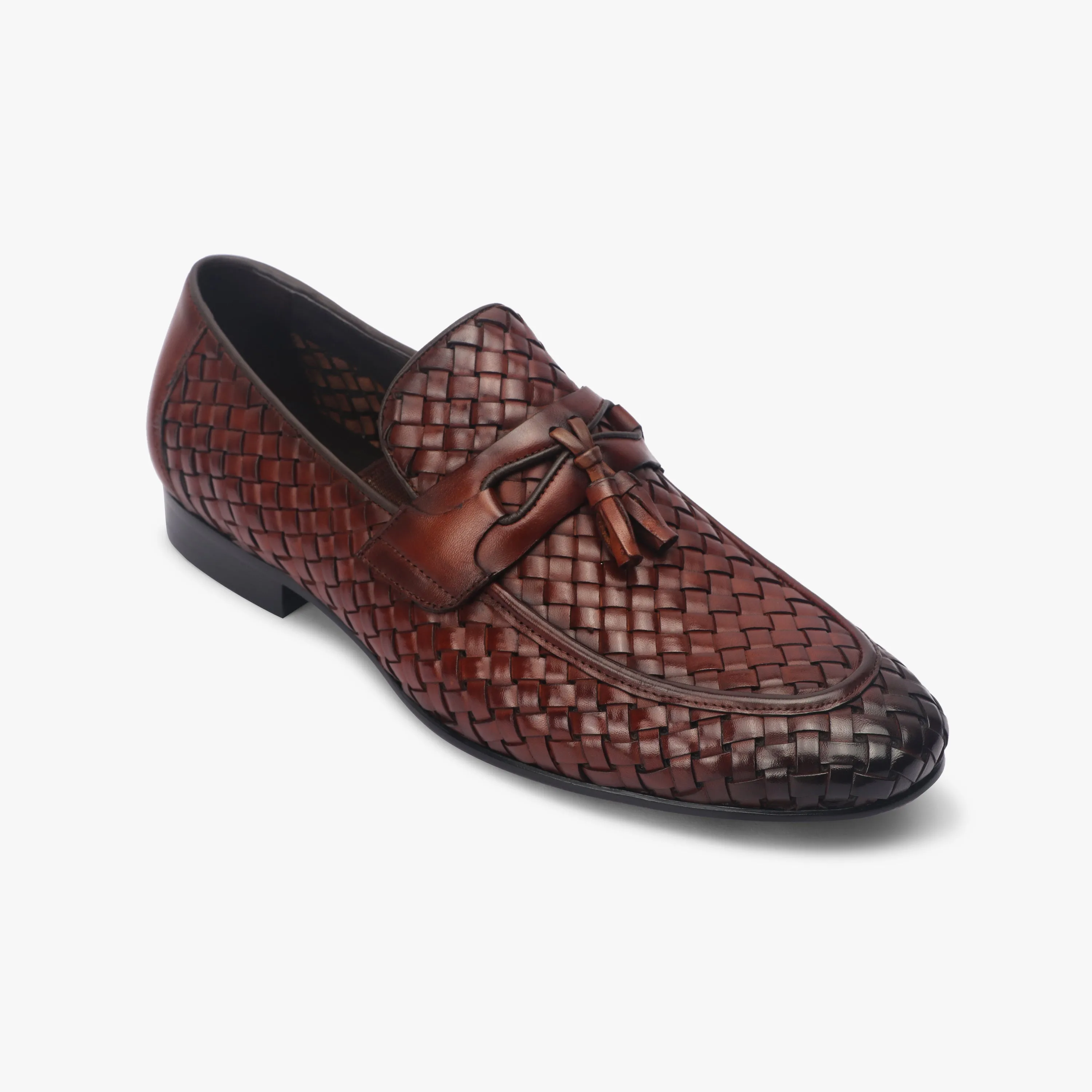 Hand Woven Tassle Moccasins