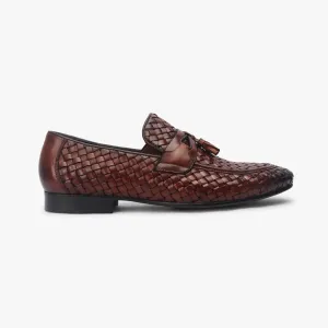 Hand Woven Tassle Moccasins