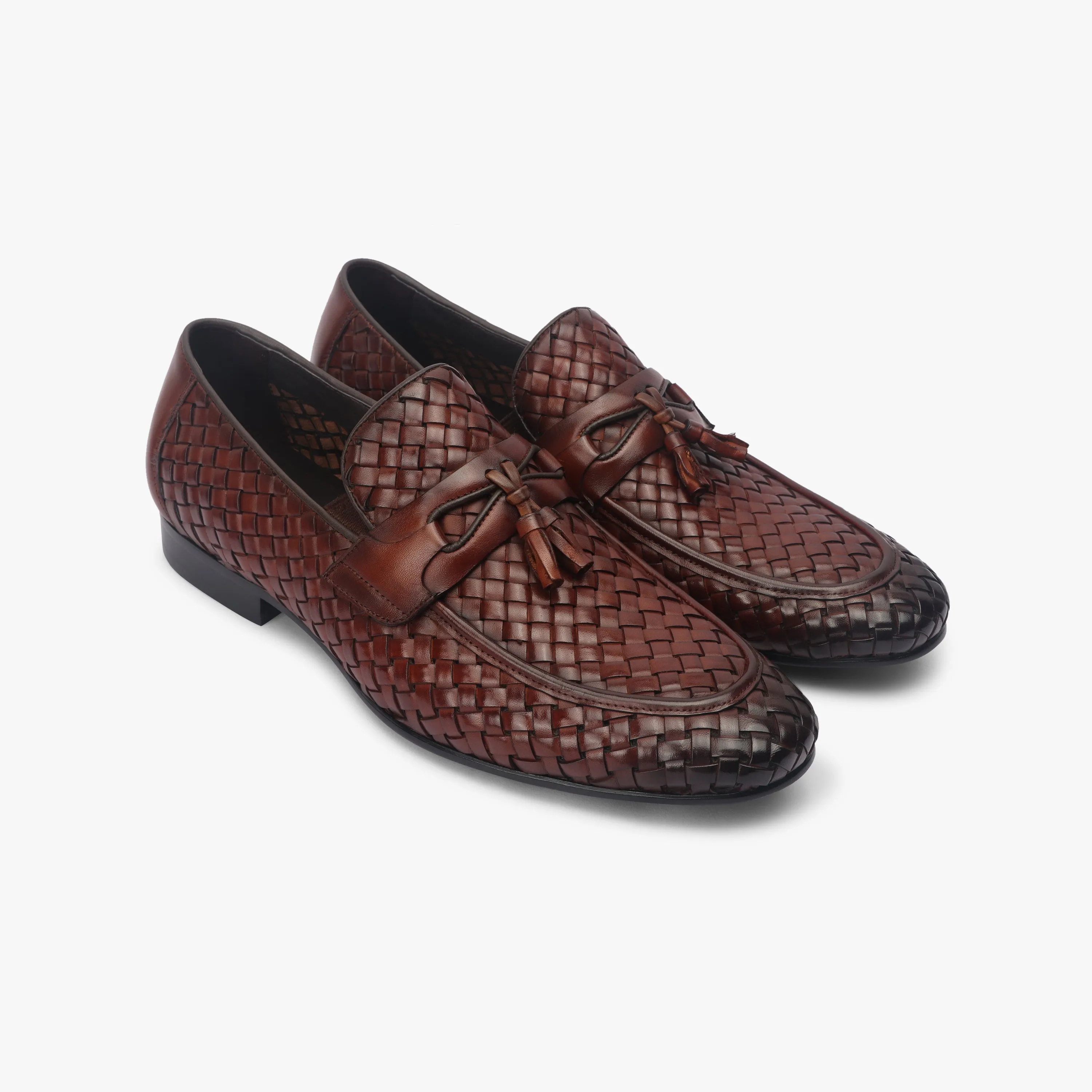 Hand Woven Tassle Moccasins