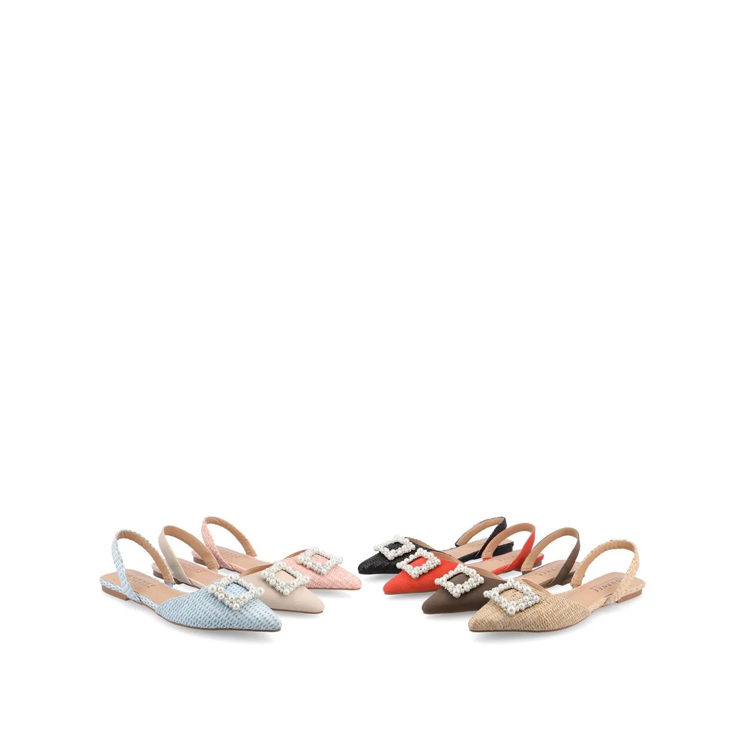 HANNAE SLINGBACK FLATS IN WIDE
