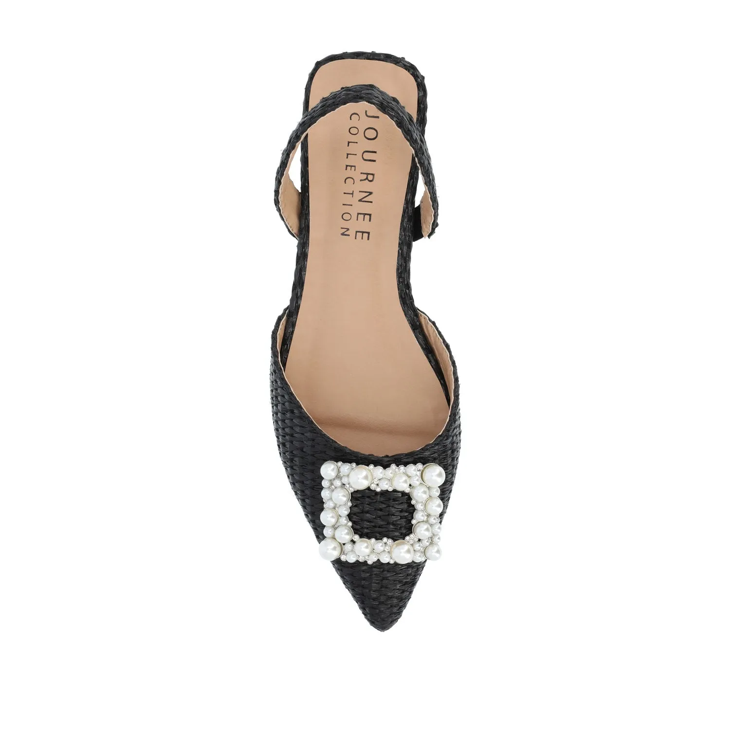 HANNAE SLINGBACK FLATS IN WIDE
