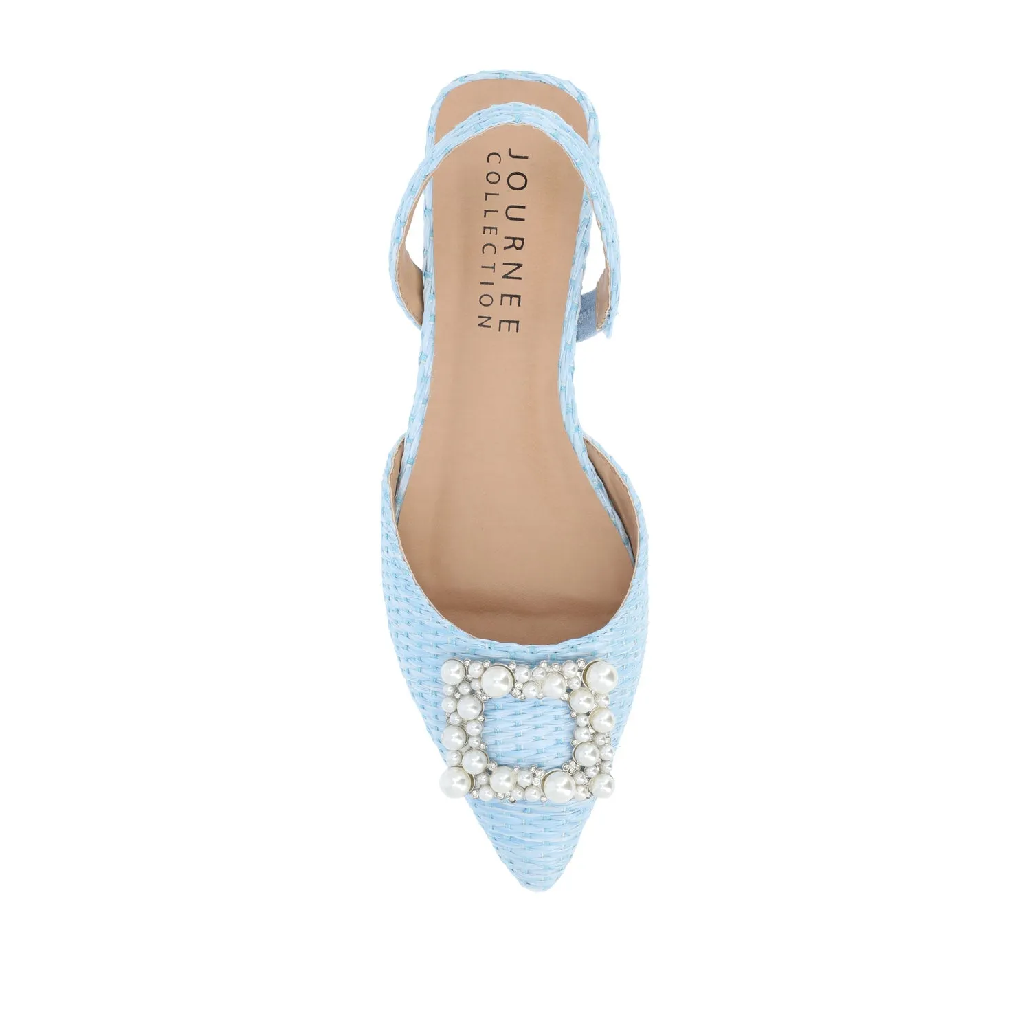 HANNAE SLINGBACK FLATS IN WIDE