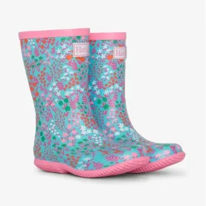 Hatley Kids - ditsy floral packable rain boots