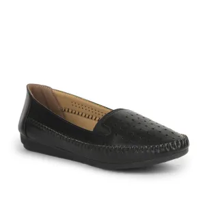 Healers Fashion (Black) Ballerina Shoes For Ladies DST-08 By Liberty