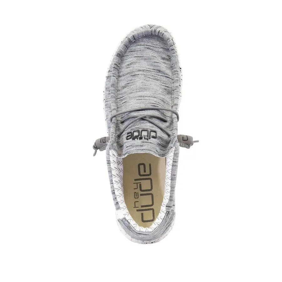 'Hey Dude' Men's Wally Stretch - Stone/White